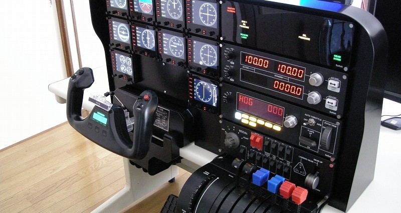 【希少品、値下げ可能】Saitekフライトシミュレーター 操縦桿 ラダー セットパイロット